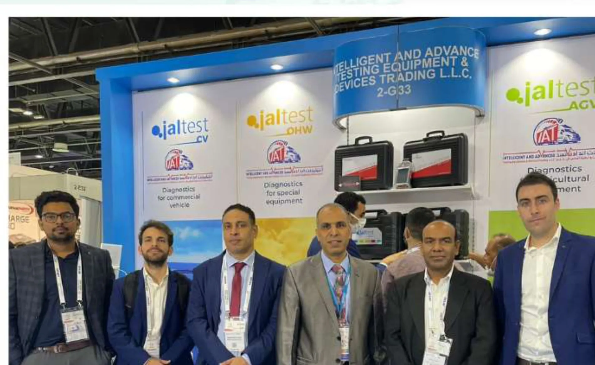Jaltest booth at Dubai